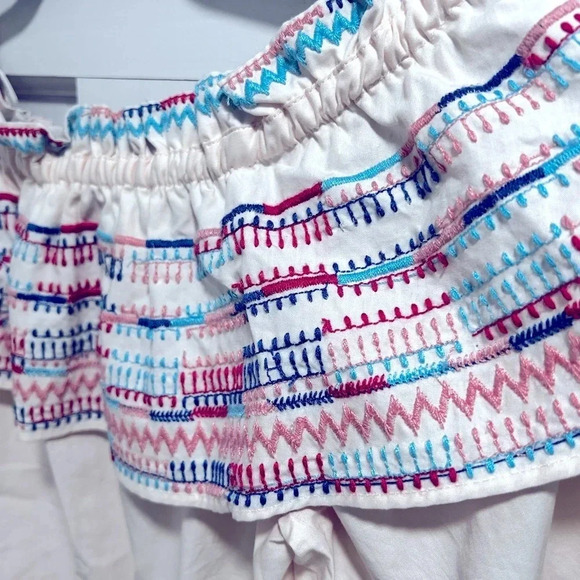 Parker size medium Jenay off the shoulder blouse in excellent like-new condition - Picture 4 of 6